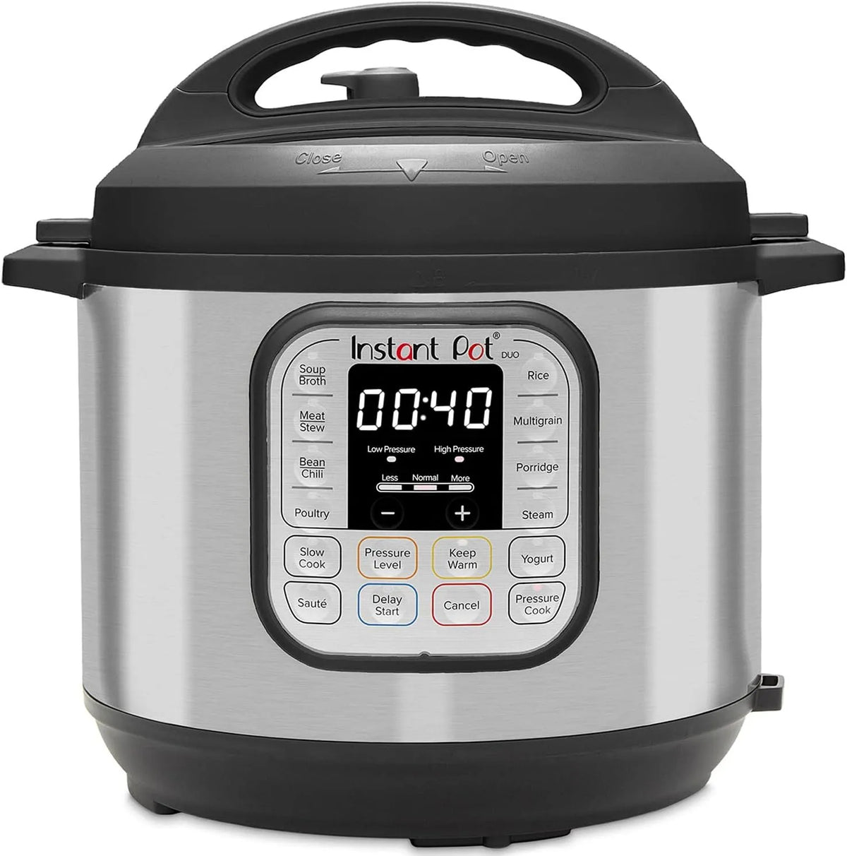 Instant Pot 113-0061-01-EU Duo 80, RVS met 8L, RVS en zilver
