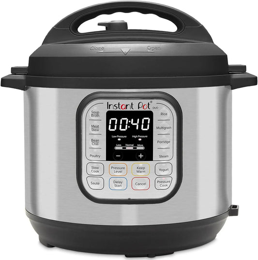 Instant Pot 113-0061-01-EU Duo 80, RVS met 8L, RVS en zilver