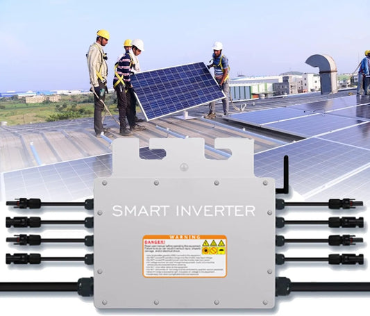 Spanningsomvormer met 1400 W, 220V, IP65, draadloze werking en zonne-energie