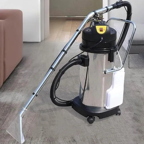 Nat- en droogzuiger, tapijtreinigingsmachine, robuuste stofreiniger met roestvrijstalen behuizing