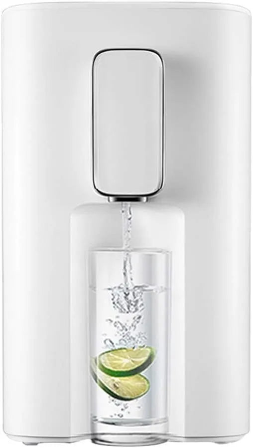 Waterdispenser, 19 x 19 x 32 cm, afmeting: 19 * 19 * 32 cm wit 19 * 19 * 32 cm, zes temperatuurregeling kleur: wit