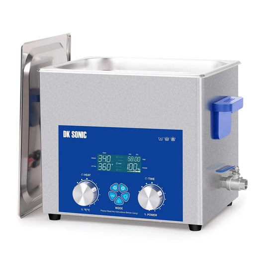 Ultrasoonreiniger met 10L, 240 W, Timer, 300 x 240 x 148 mm, 60 W, 300 W, 1-199 minuten en 0-100 °C