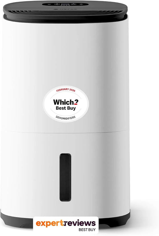 Luchtontvochtiger, Meaco Dry Arete One 25L dubbele luchtontvochtiger en HEPA-luchtreiniger, Laag energieverbruik, 5x jaar