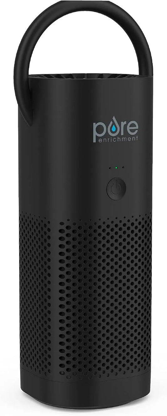 Luchtreiniger, Draadloze True HEPA-filter reinigt lucht en 99,97% van stof, Pure Enrichment PureZone Mini draagbare luchtreiniger, geuren en bij u in