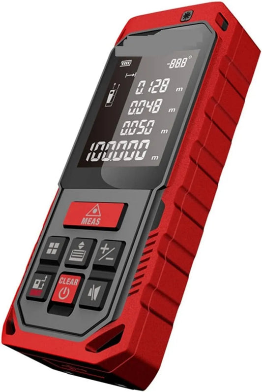 Meter, Afstandsmeter 50M 70M 100M 120M Oplaadbare, Rood Bluetooth Version-01,50m