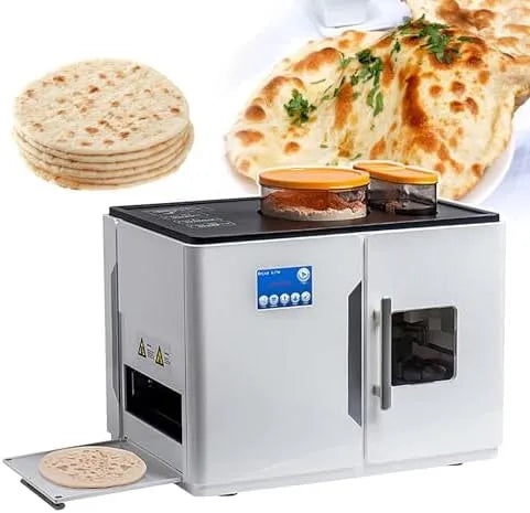 Pannenkoek Flatbread Machine met 1800 W, 47 x 35 x 38 cm, 50 Hz en aanraakbediening