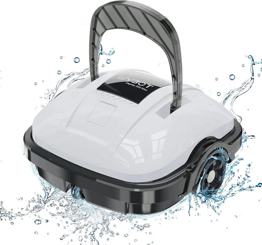 Zwembadreiniger, voor zwembaden op de grond en zwembaden met vlakke bodem, voor zwembaden op de grond en zwembaden met vlakke bodem, dubbele motor