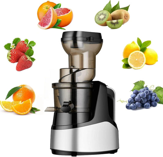 Machine met 1000ML, 150 W, waterreservoir, RVS en zilver, Huishoudelijke 1000ML Grote Capaciteit Sapmachine Met Omkeerfunctie
