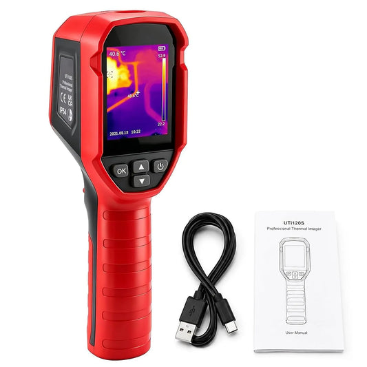 Verwarming, 400°C, Infrarood Ir Warmtebeeldcamera, Voor HVAC, Inspectie Van Vloerverwarming Pijpleidingen, 20°C