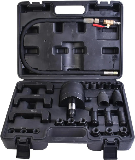 Siemens 24TGL Pneumatische injectortrekker met 5-8 bar, dieselinjectortrekker met 19 adapters