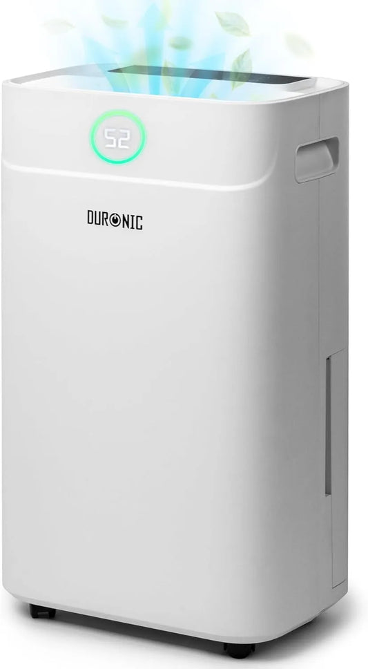 Luchtontvochtiger DH201 met 440 W, 24 uur, Timer, 33,8 x 21 x 56,5 cm, 48 dB, waterreservoir en geluidsarme werking